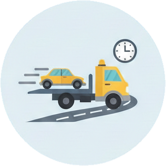 Stuck on the side of the road